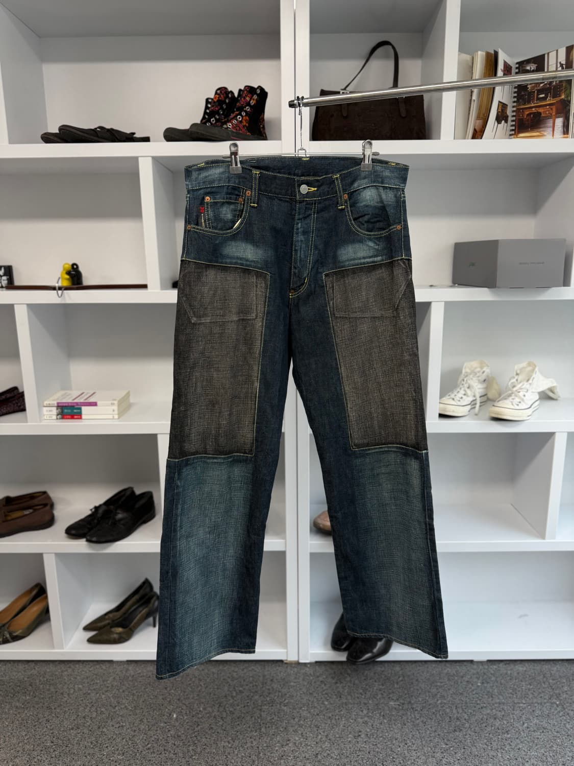 yen jenas 패널 데님 팬츠 상품이미지1