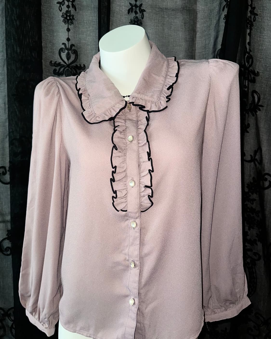 #Lutique Purple Blouse 상품이미지2