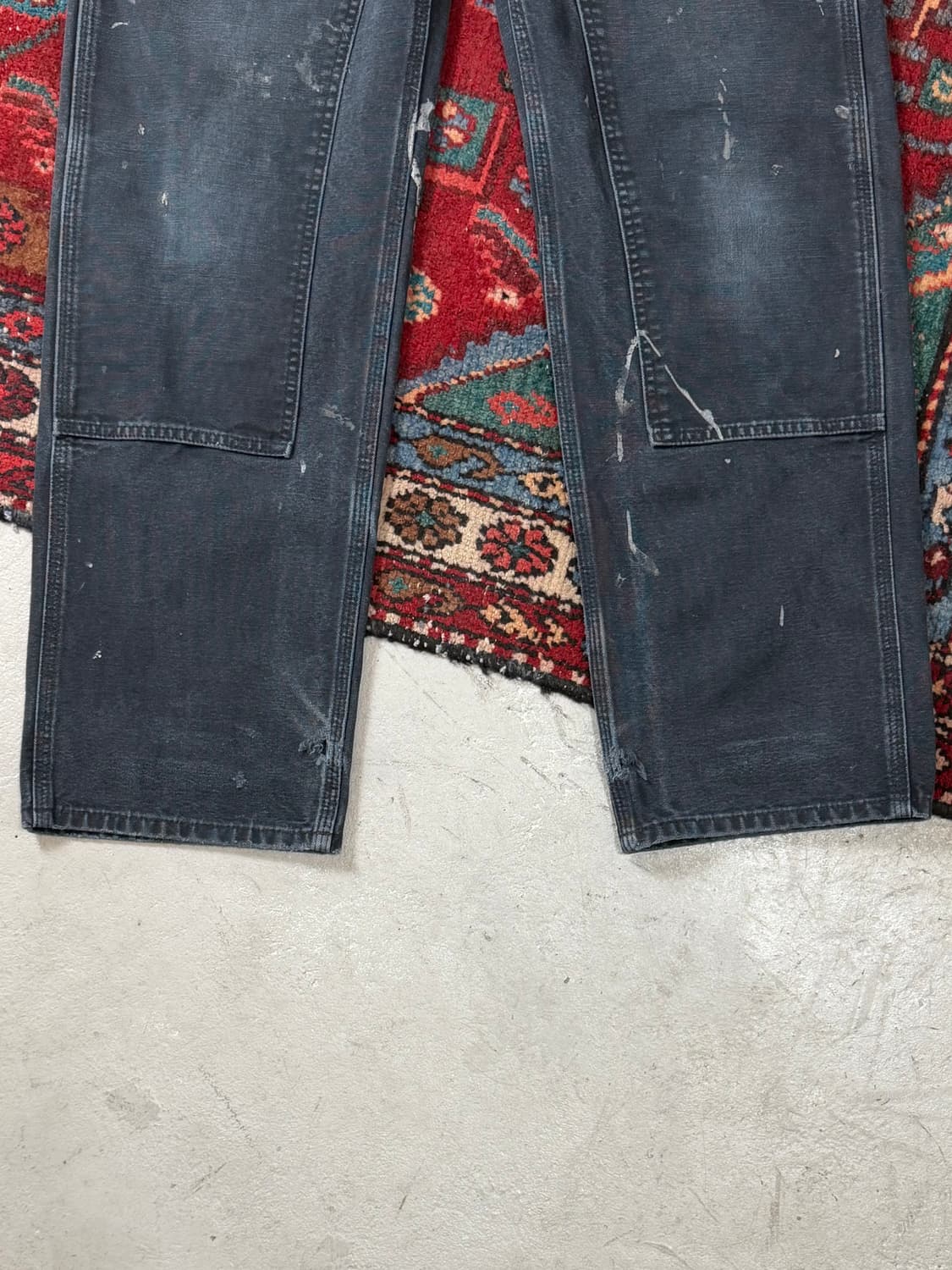 OG 칼하트 B136 더블니 팬츠 칼하트 썩블니 블랙 상품이미지7