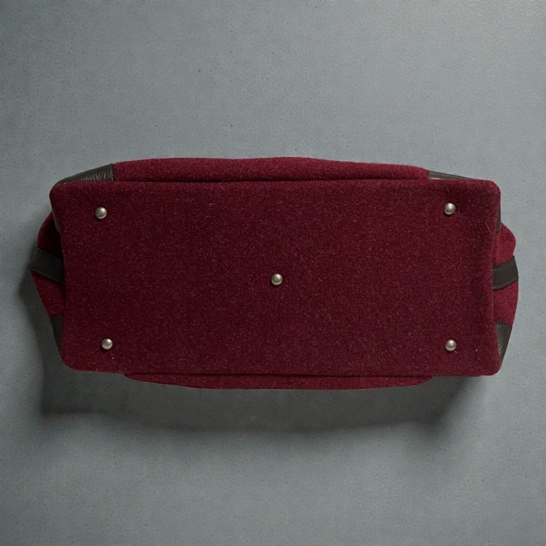 [새상품] 보그너 정품 프리미엄 울 골프 보스턴백 버건디 레드 상품이미지6