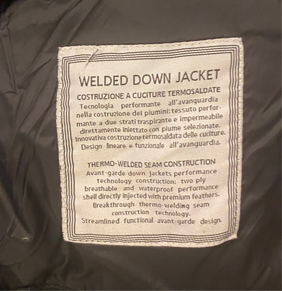 [정품] 스톤 아일랜드 웰디드 다운 프리미엄 나일론 페퍼 패딩 자켓 M 상품이미지4