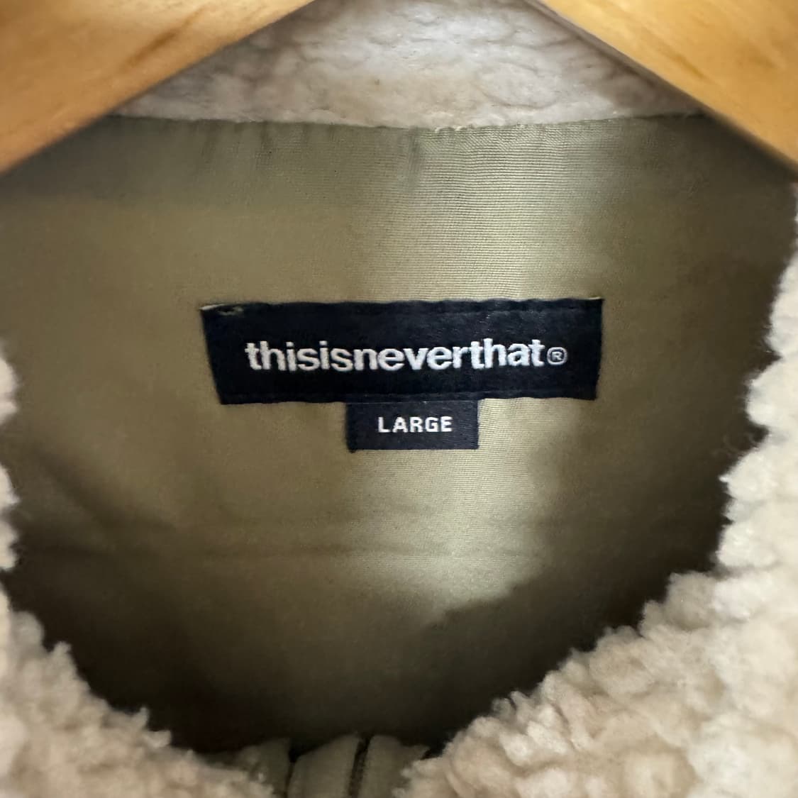 디스이즈네버댓 양털 후리스 자켓 상품이미지3