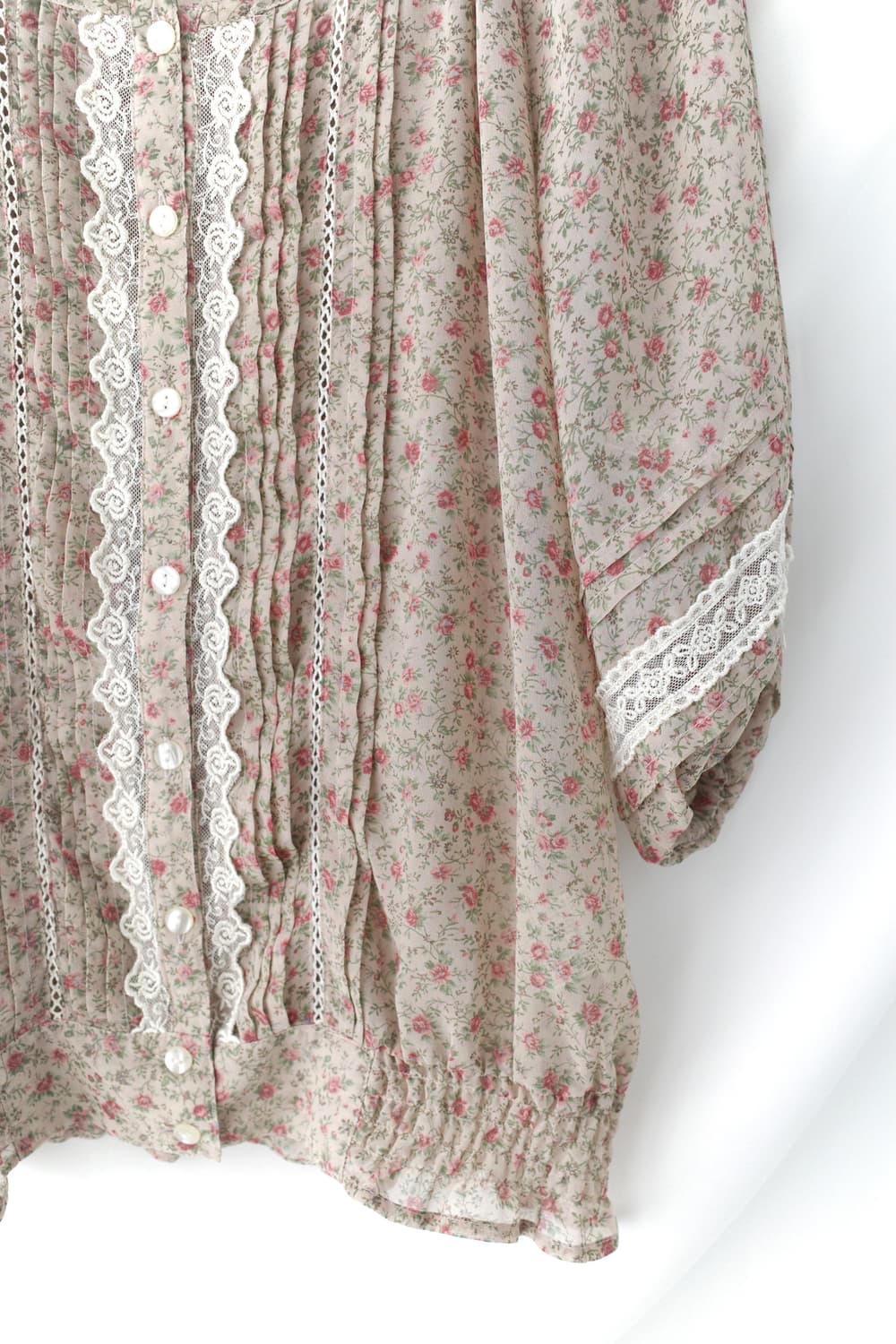 flower lace blouse  상품이미지4