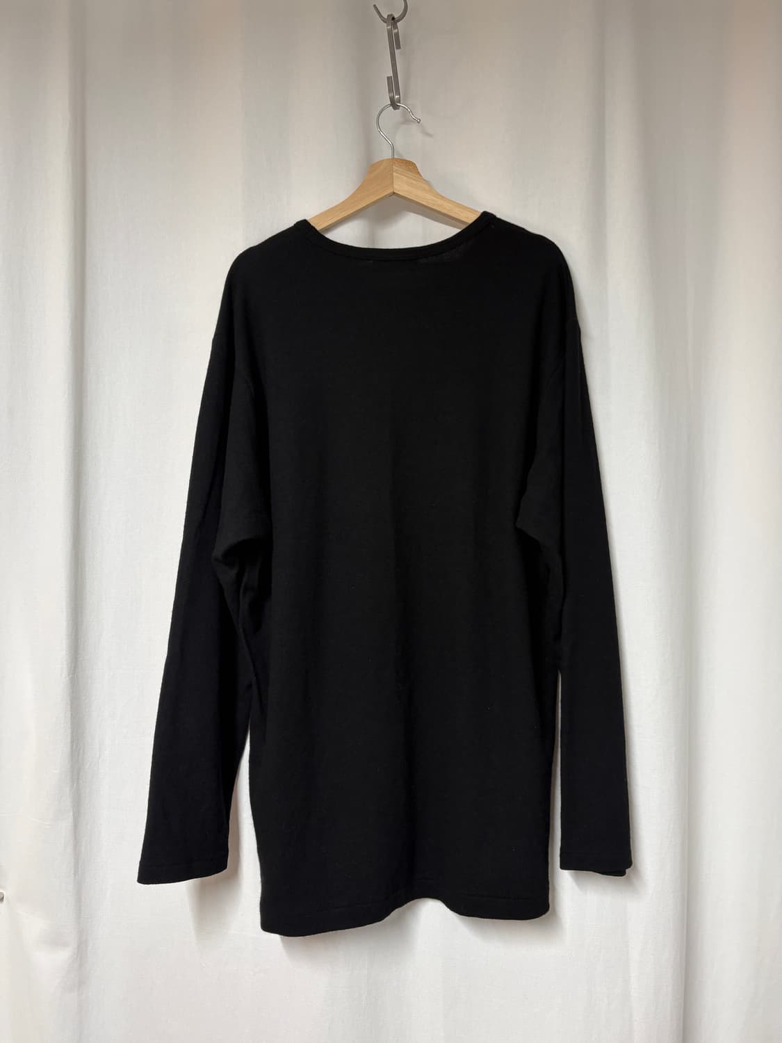 요지 야마모토 뿌르옴므 수퍼 120울 싱글 저지 롱슬리브 티셔츠 상품이미지2