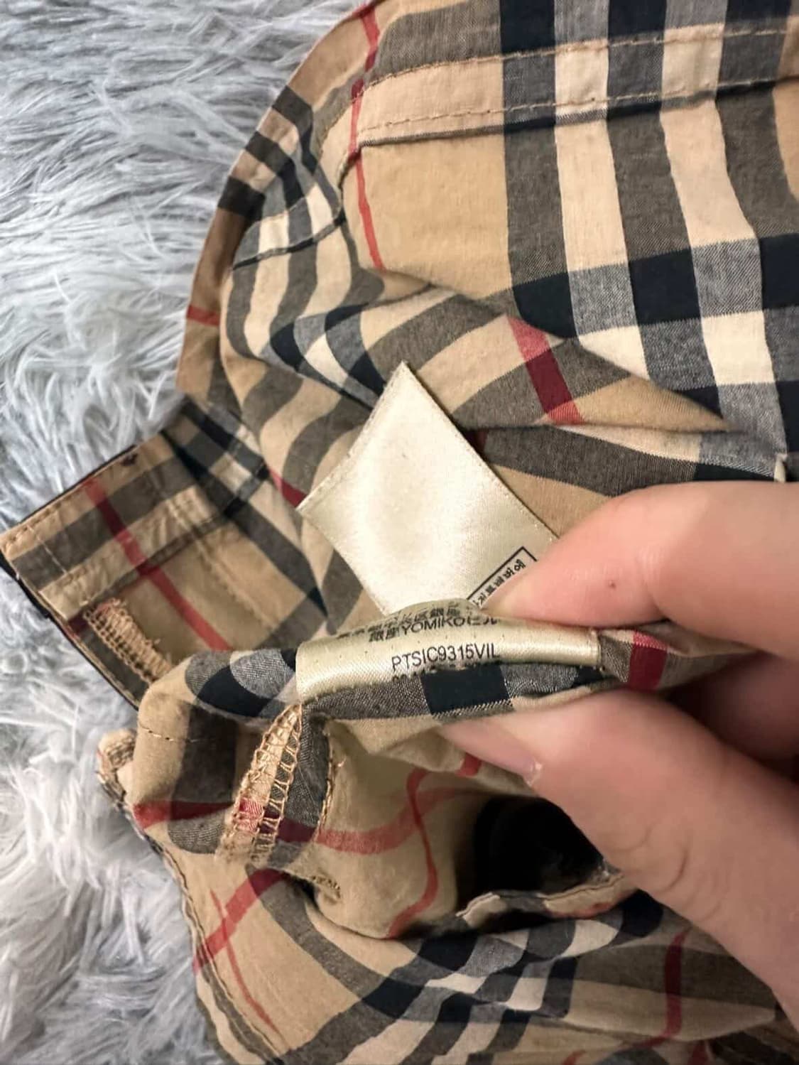 [M/A+] 버버리 체크 반바지 상품이미지4