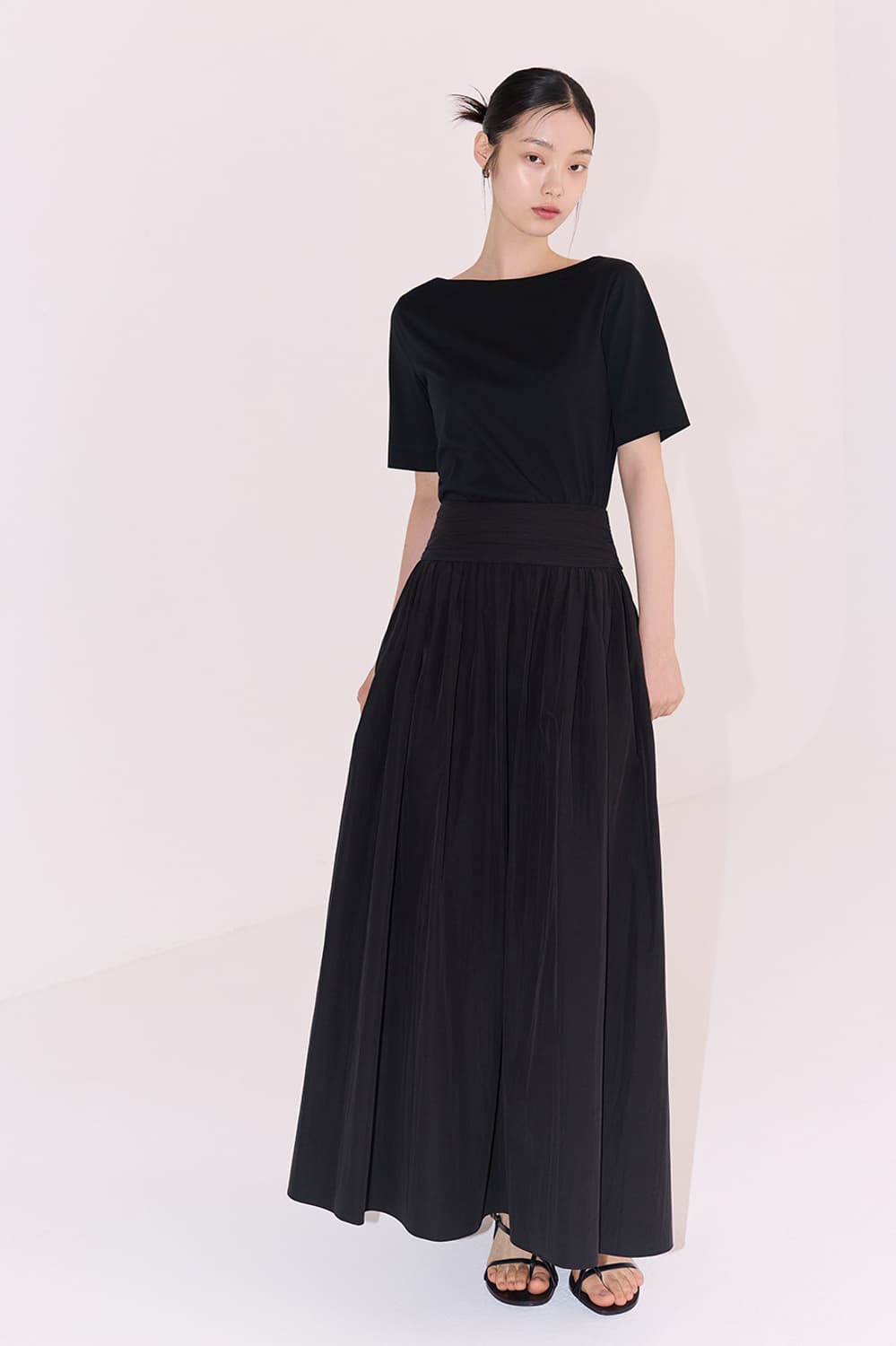 하나보 NO.28 TOP - BLACK 상품이미지6