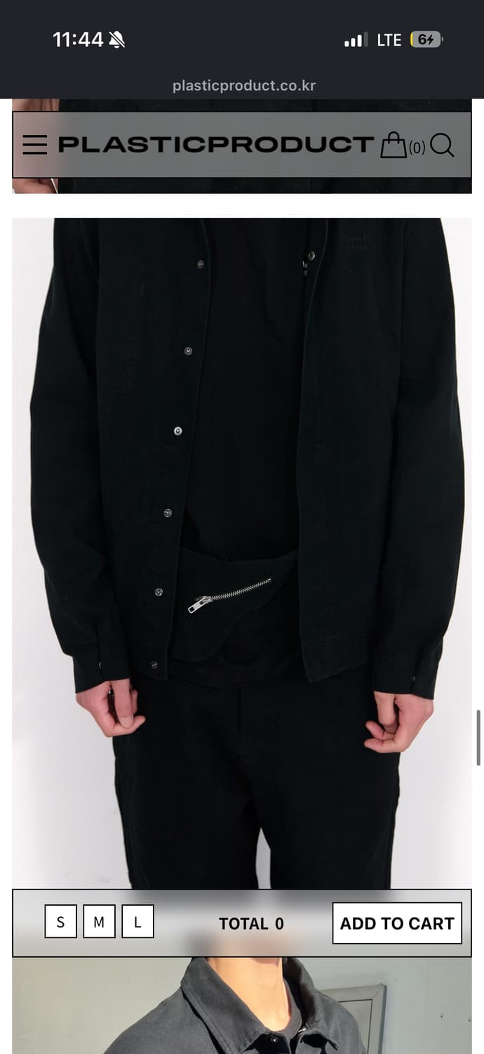 플라스틱프로덕트 MPA 블랙 셔츠 M 상품이미지4