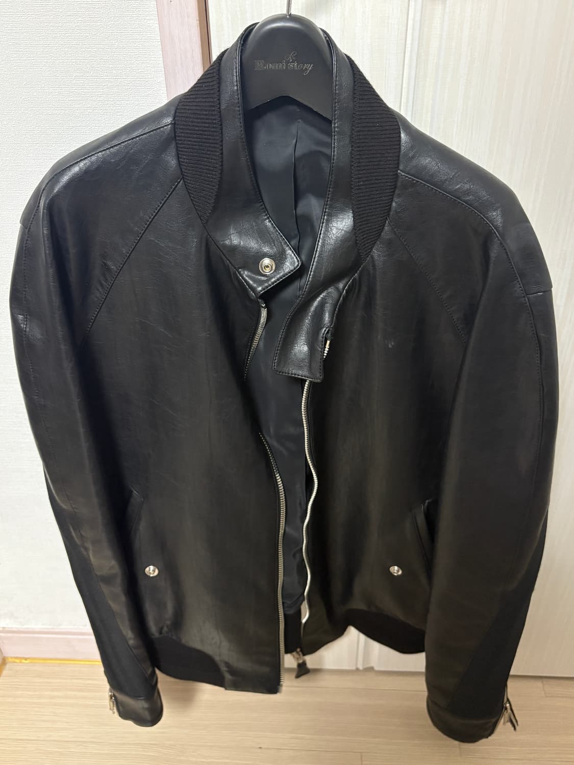 시스템 가죽자켓 상품이미지1