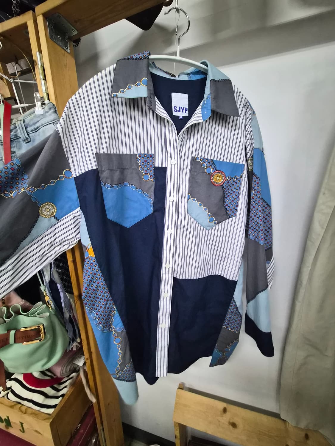 SJYP 언발 유니크셔츠 상품이미지4