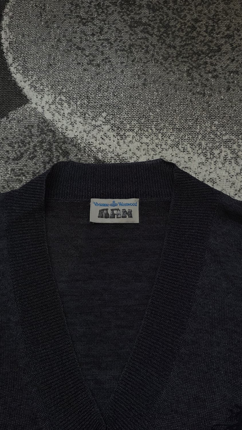 비비안웨스트우드  브이넥 레이온 여름 니트 상품이미지4