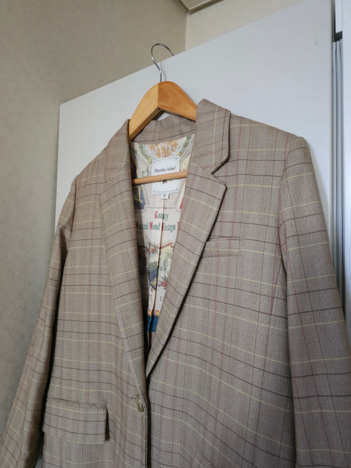 Thursday Island 체크 자켓 상품이미지2