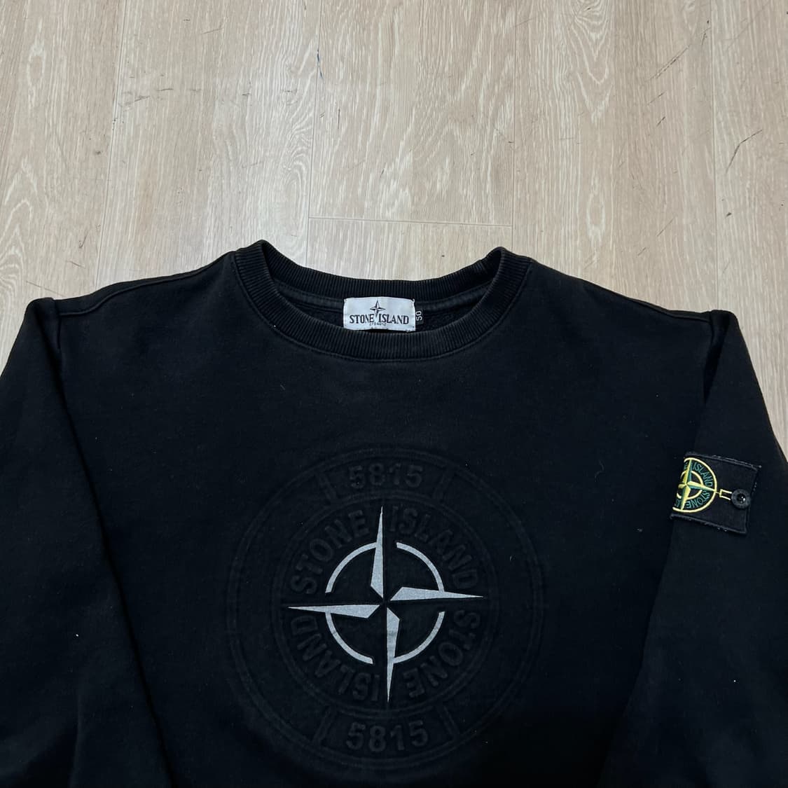 스톤아일랜드 빅로고 와펜 맨투맨 50  상품이미지2