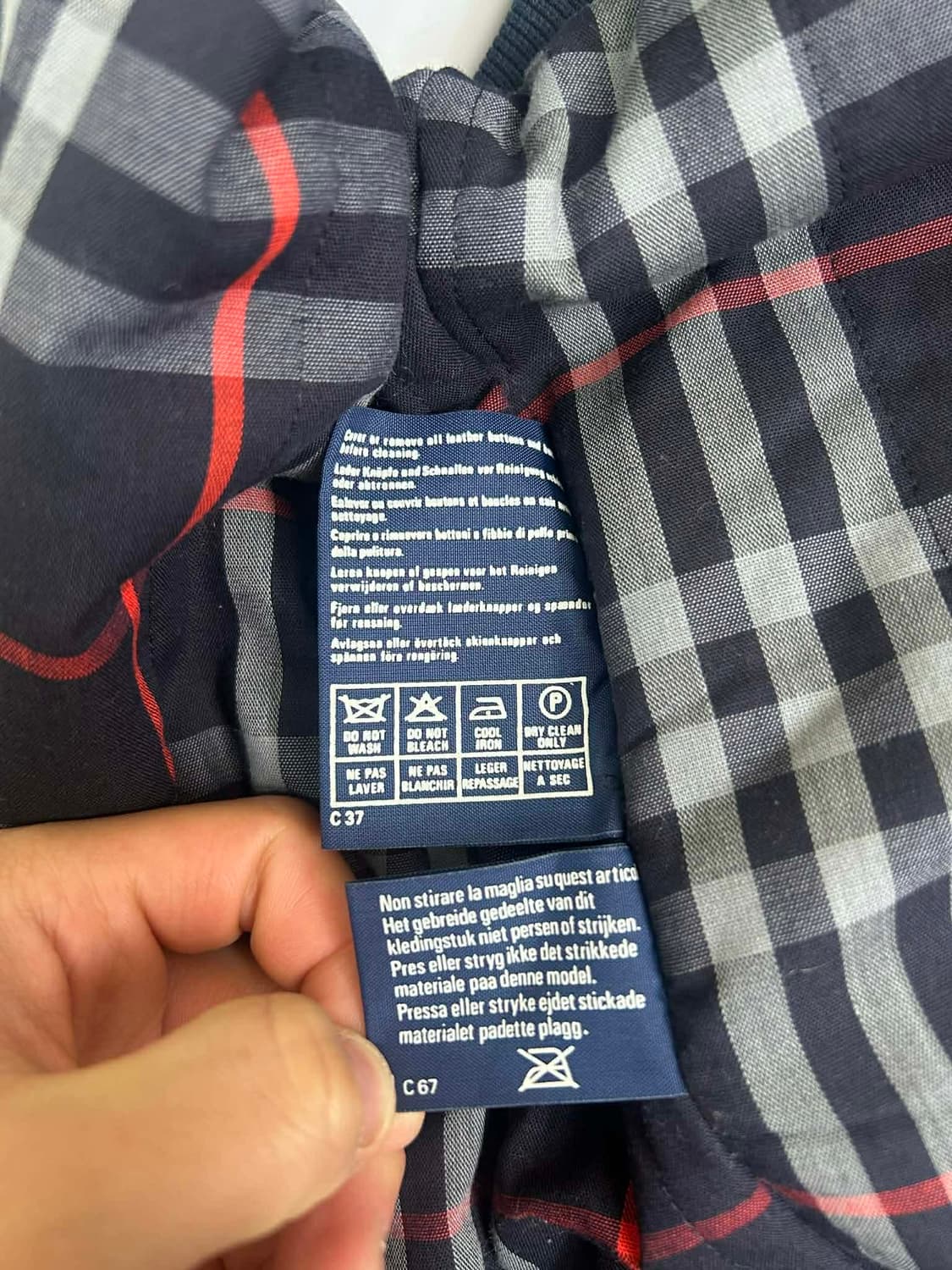 버버리 스포츠 빈티지 집업 패딩 베스트 상품이미지5