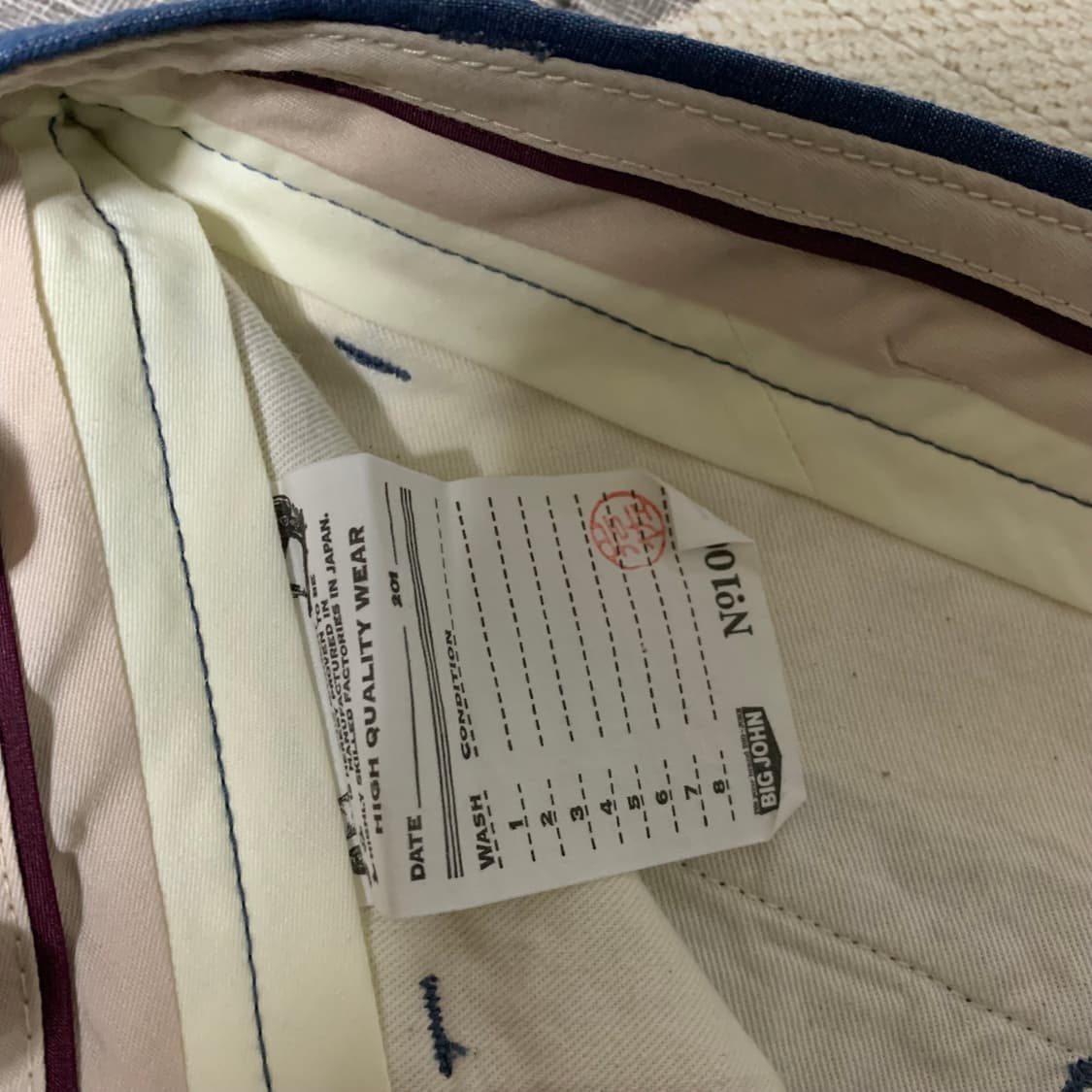 빅존 샴브레이 쇼츠 s 상품이미지4