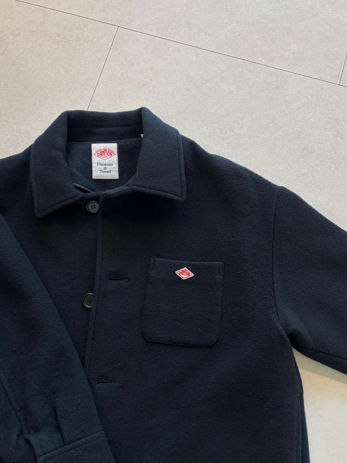 단톤 울 멜튼 코트 (신상) 상품이미지2