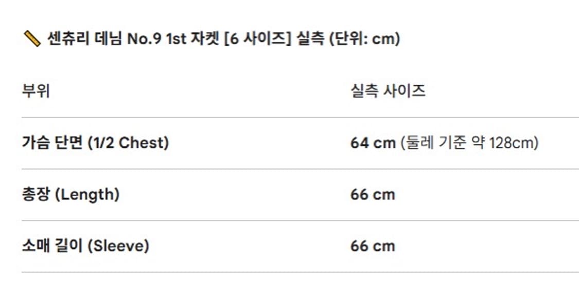 캐피탈 센츄리 데님 No.9 1st자켓 6사이즈 팝니다 상품이미지2