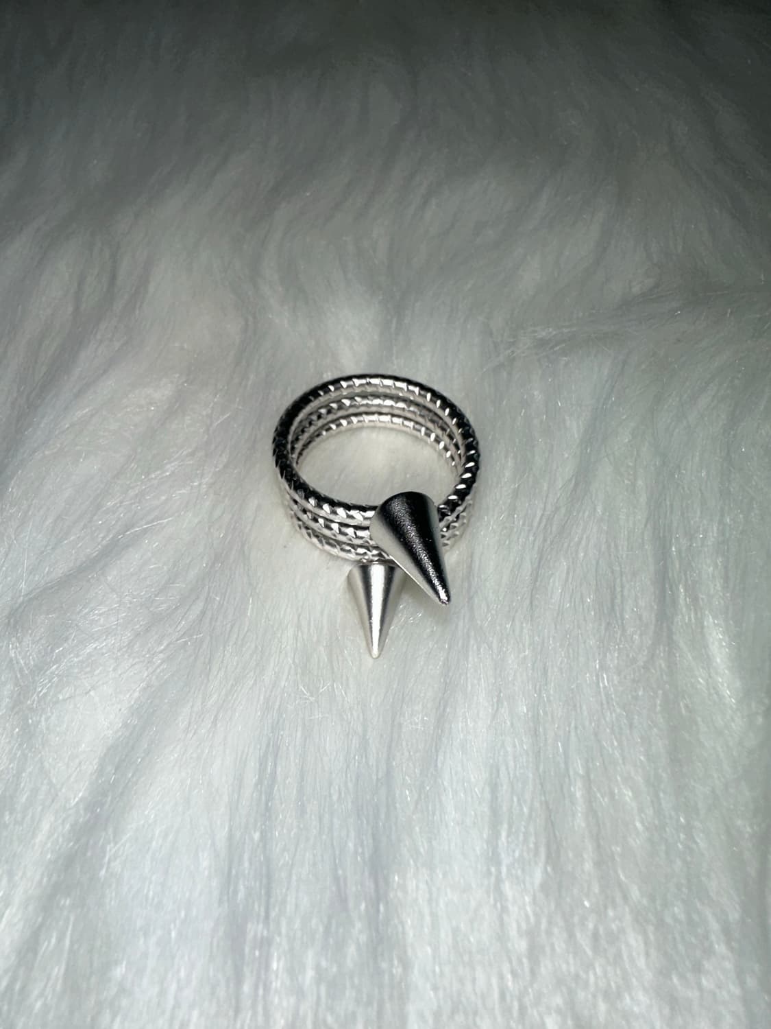 고스펑크 징 스프링 반지 상품이미지1