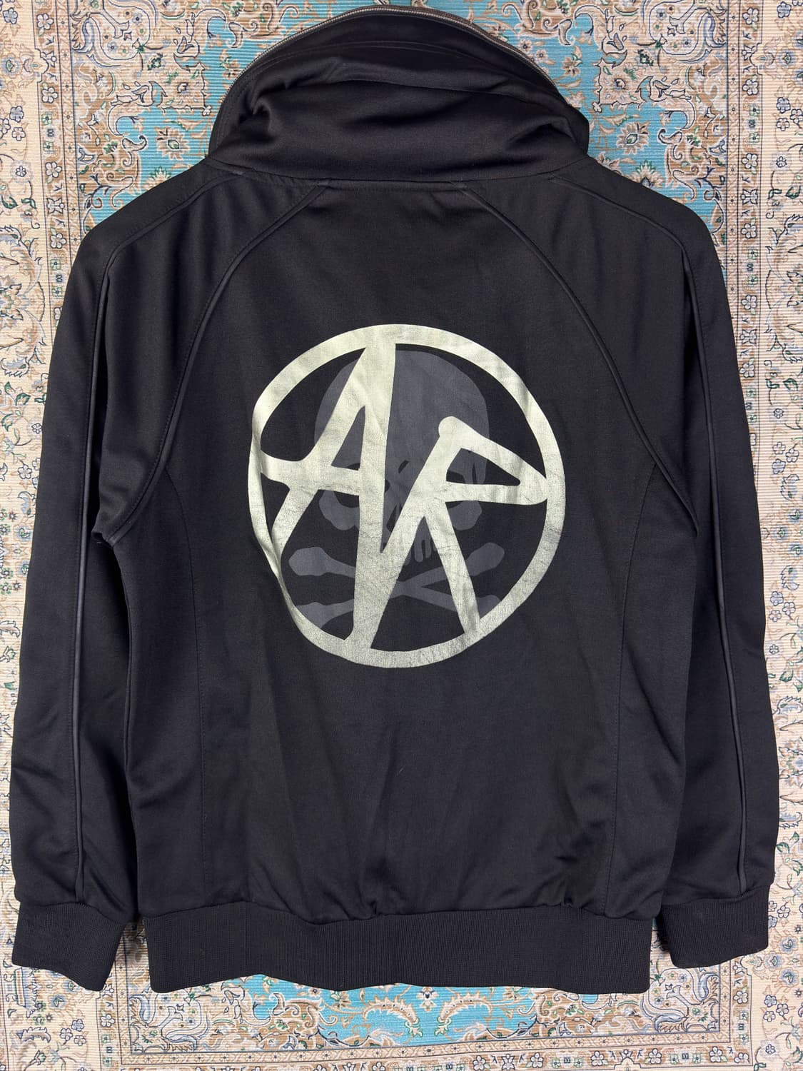 JPN AR 스컬 백프린팅 집업1612 상품이미지1