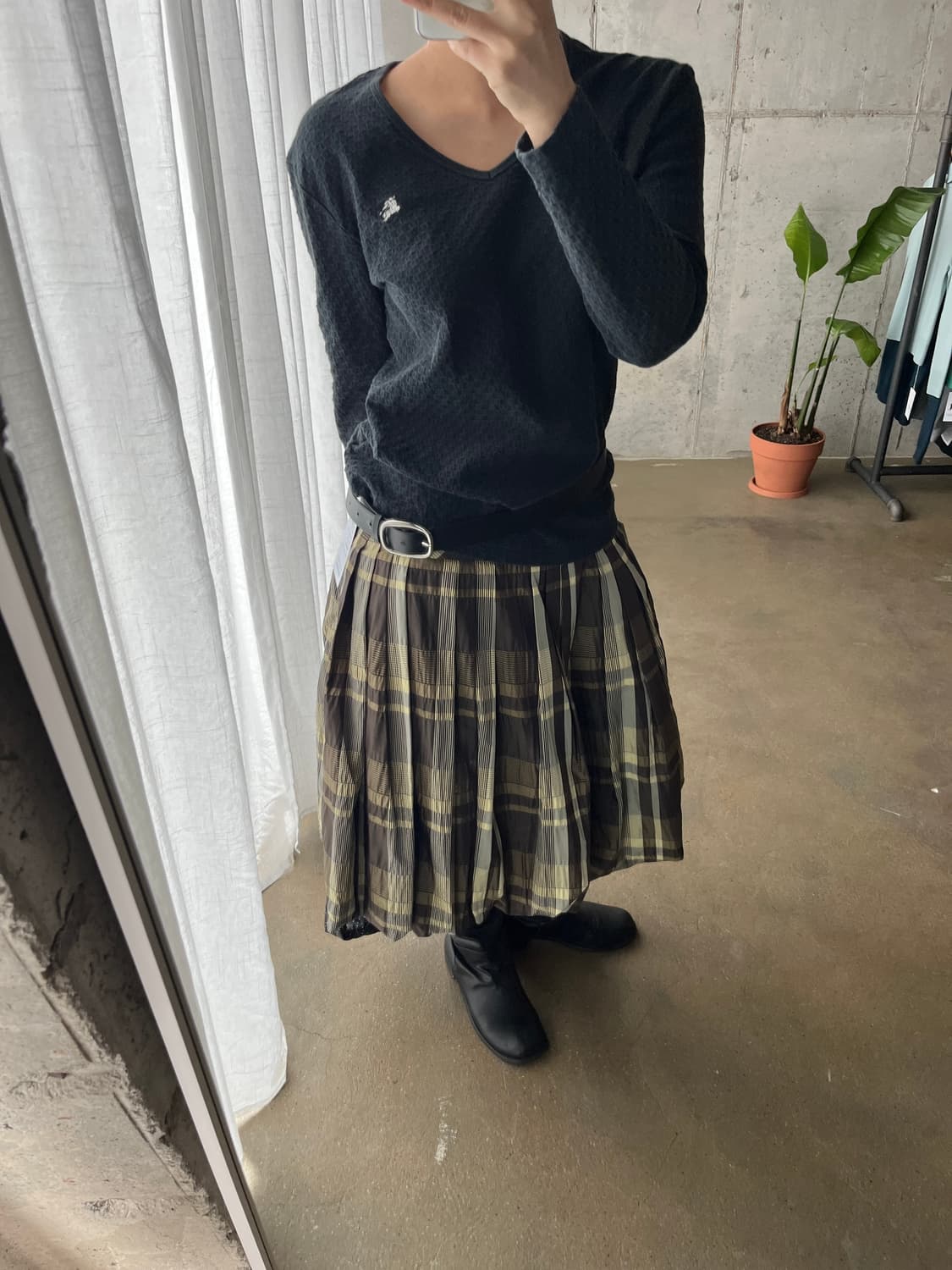 Burberry 버버리 로고 롱슬리브 블랙 상품이미지2