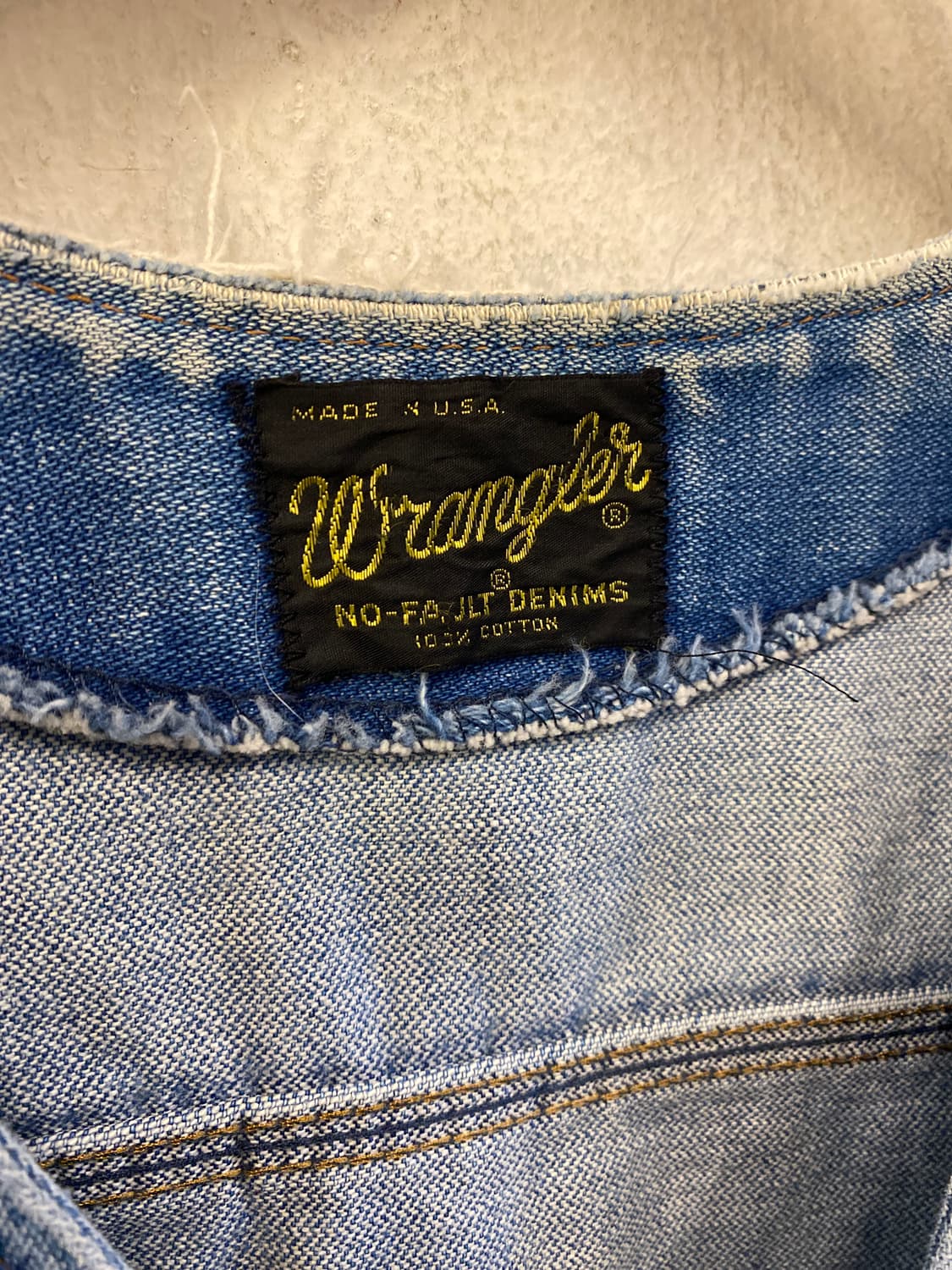 USA 랭글러 데님 베스트  상품이미지5