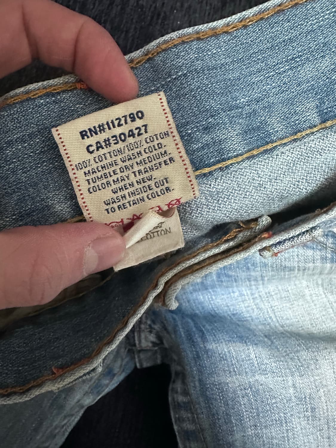 트루릴리전 조이 부츠컷 청바지 29 사이즈 상품이미지3