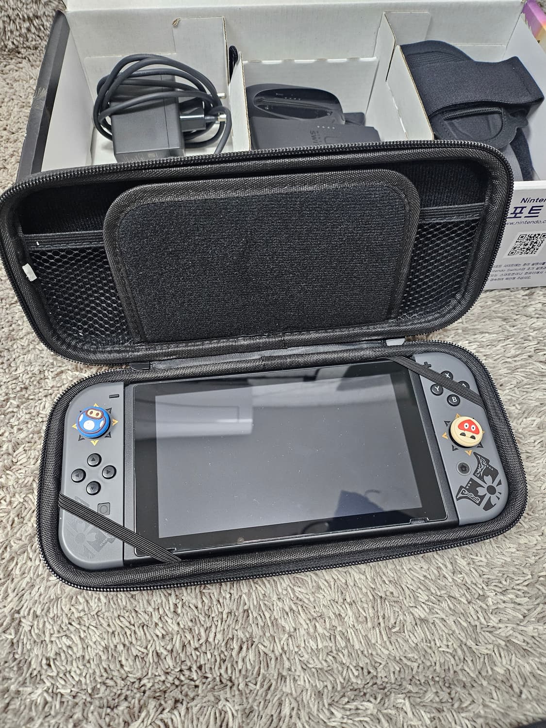 닌텐도 스위치 몬스터헌터 에디션 및 조이스틱 일괄판매 게임기 상품이미지8