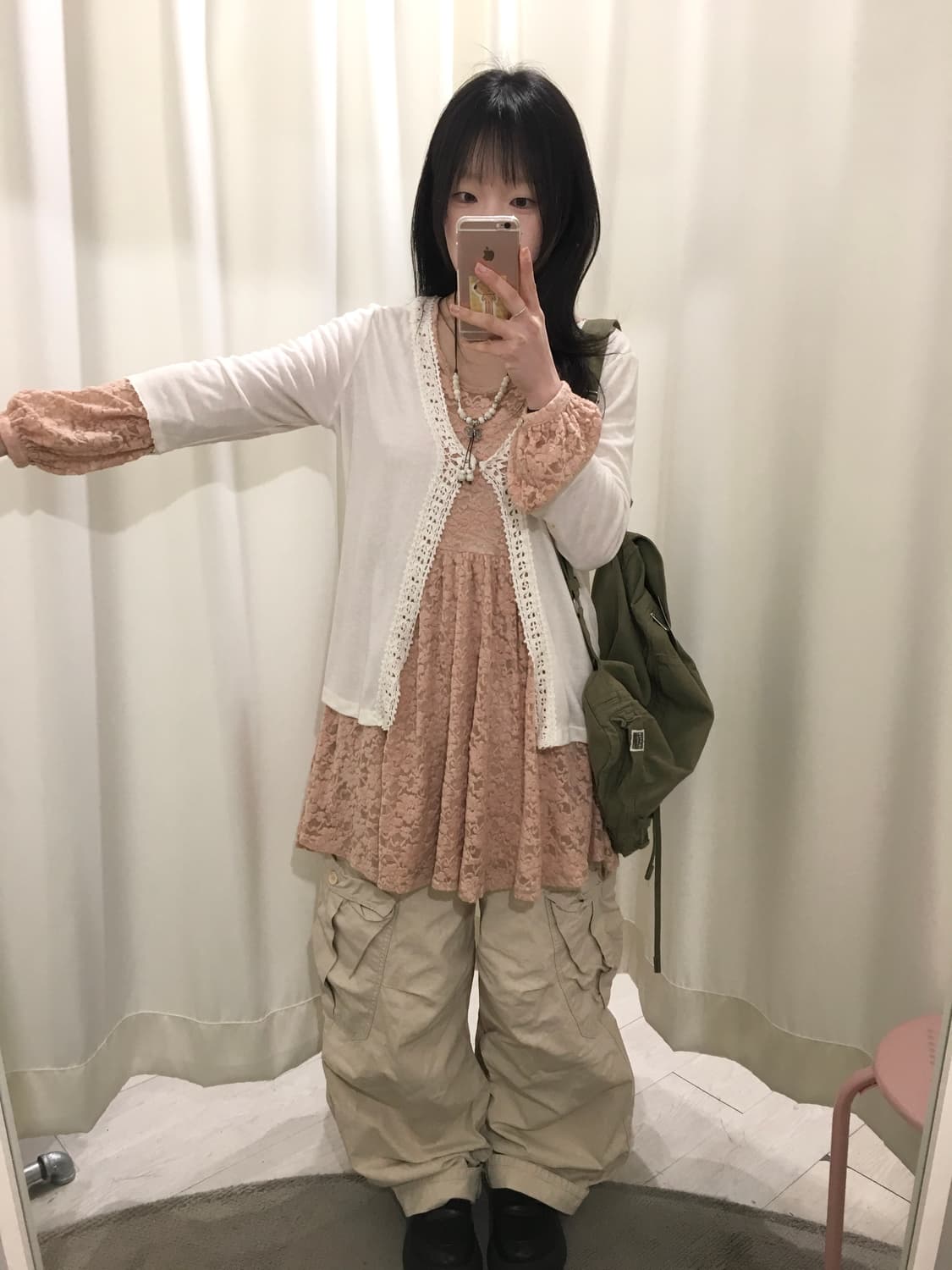 Romantic Lace Babydoll Mini Dress 상품이미지7