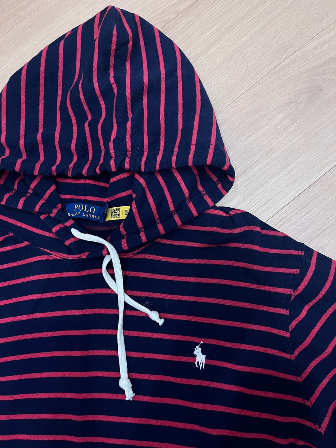 POLO Ralph Lauren Stripe Hood(NAVY/RED) 상품이미지1