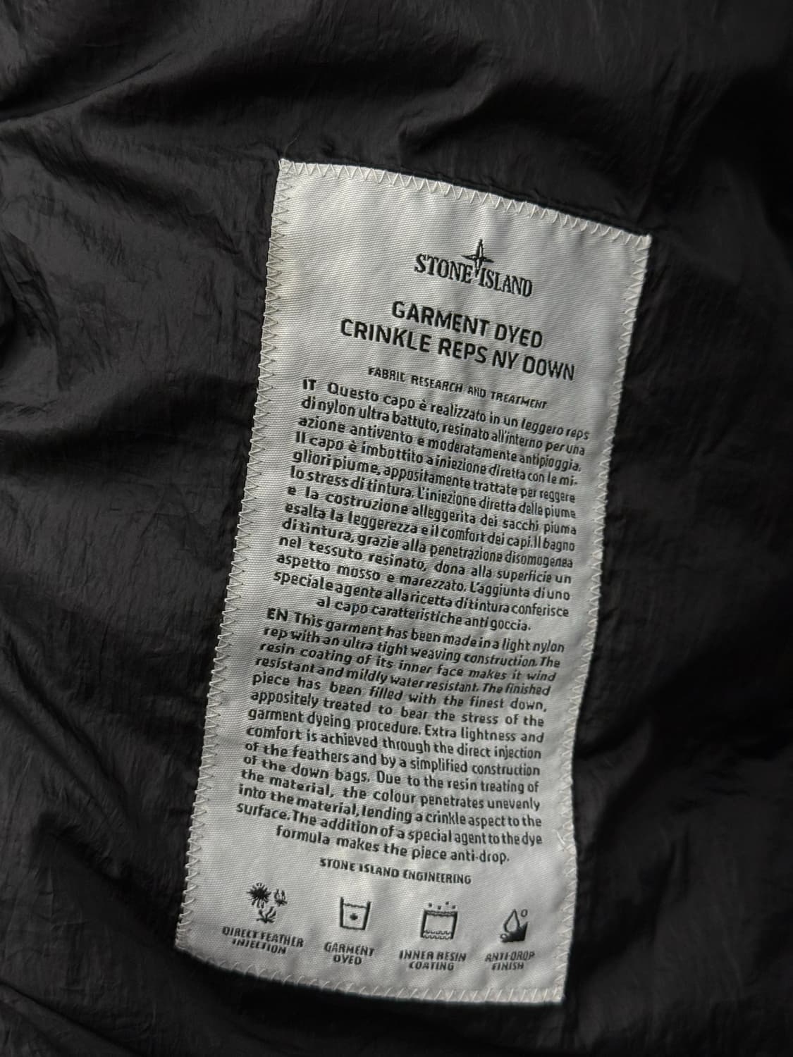 [L] 스톤아일랜드 크링클랩스 패딩 상품이미지5
