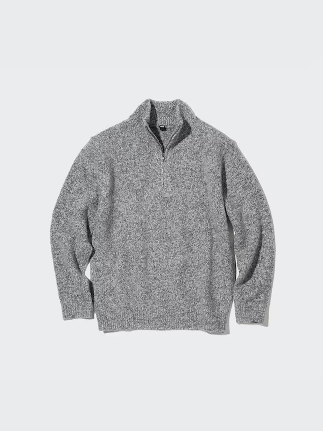 유니클로 수플레얀하프집스웨터 (반집업 니트) L 상품이미지7