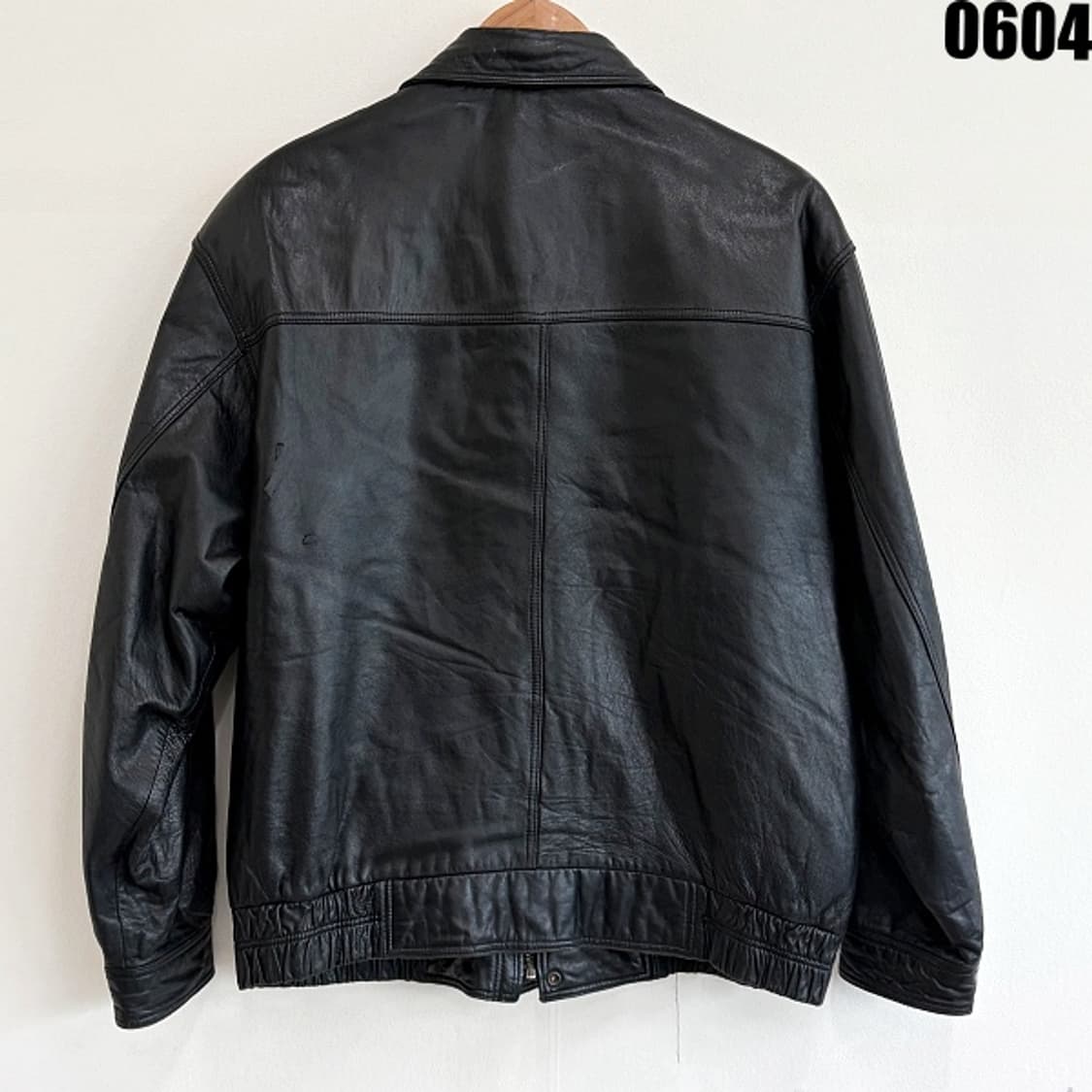 겐조 블랙 가죽 봄버 자켓 0603 XL 0604 상품이미지10
