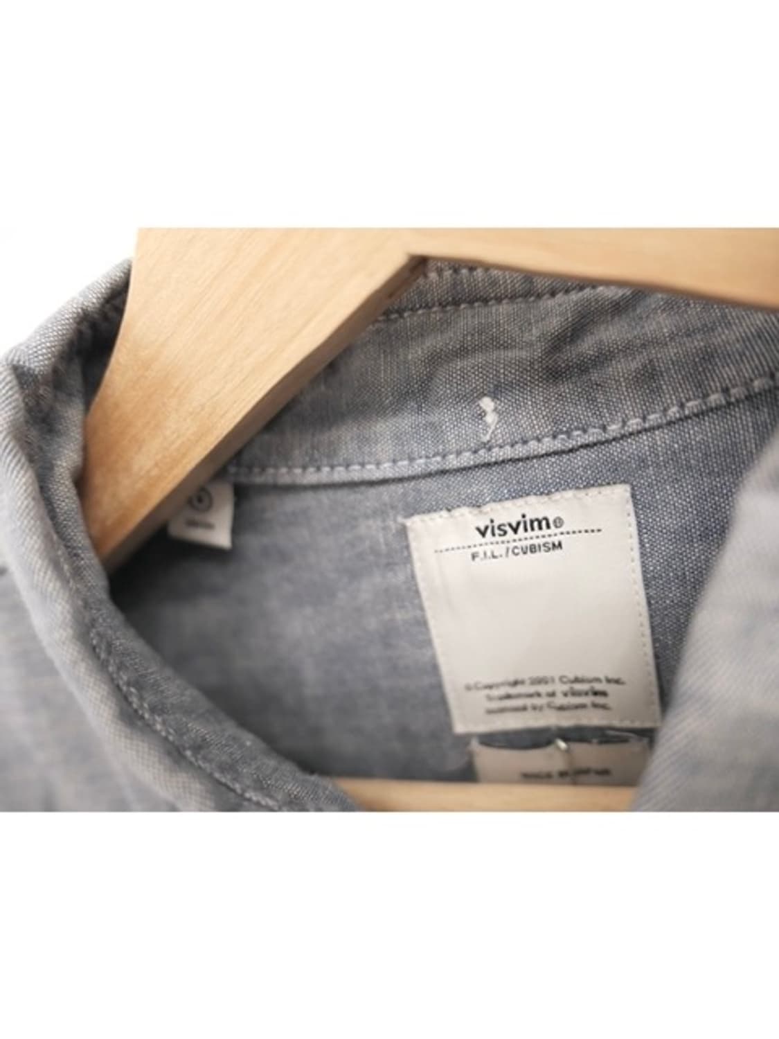 비즈빔 데님 셔츠 상품이미지3