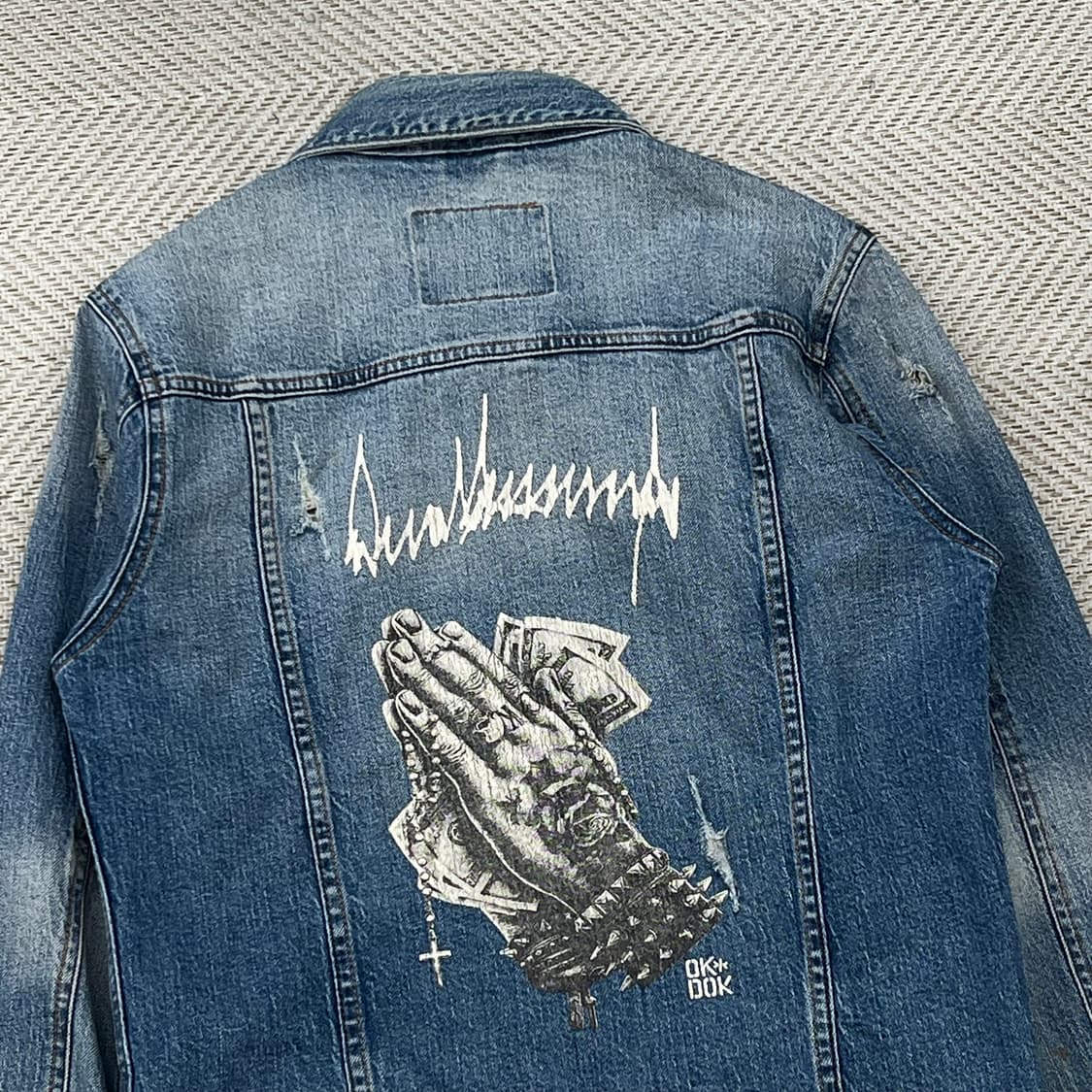 gap cargo dept 프린팅 데님자켓 r3062 상품이미지5