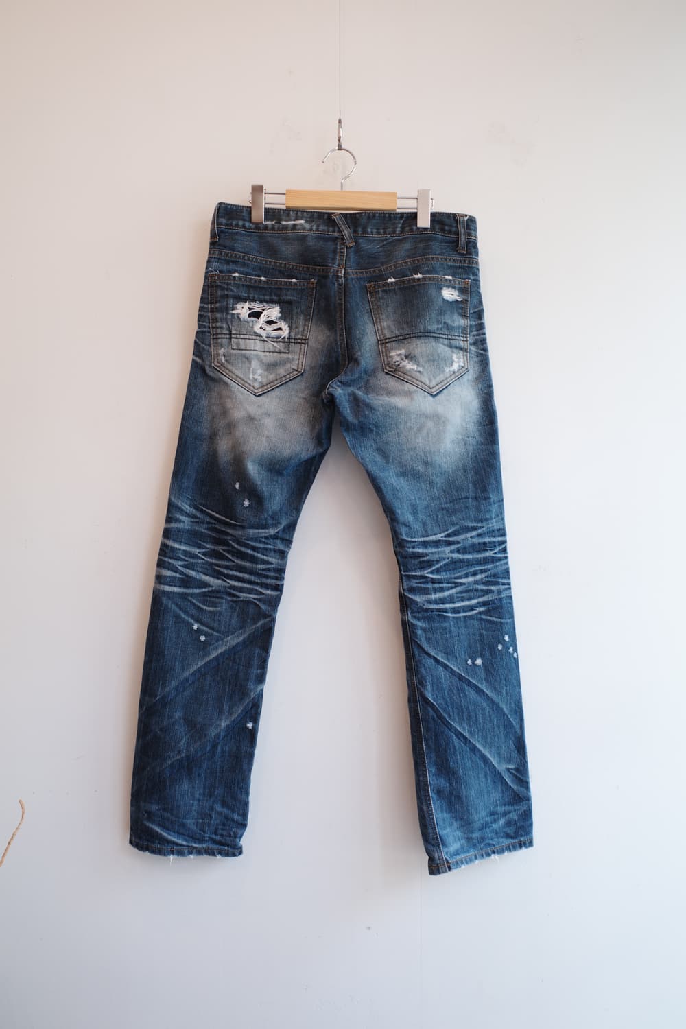 Japan brand 데미지 데님팬츠 (34인치) 상품이미지6