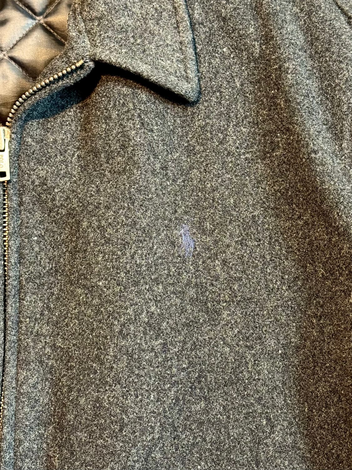 90s 폴로 울 블루종 스윙탑 상품이미지2