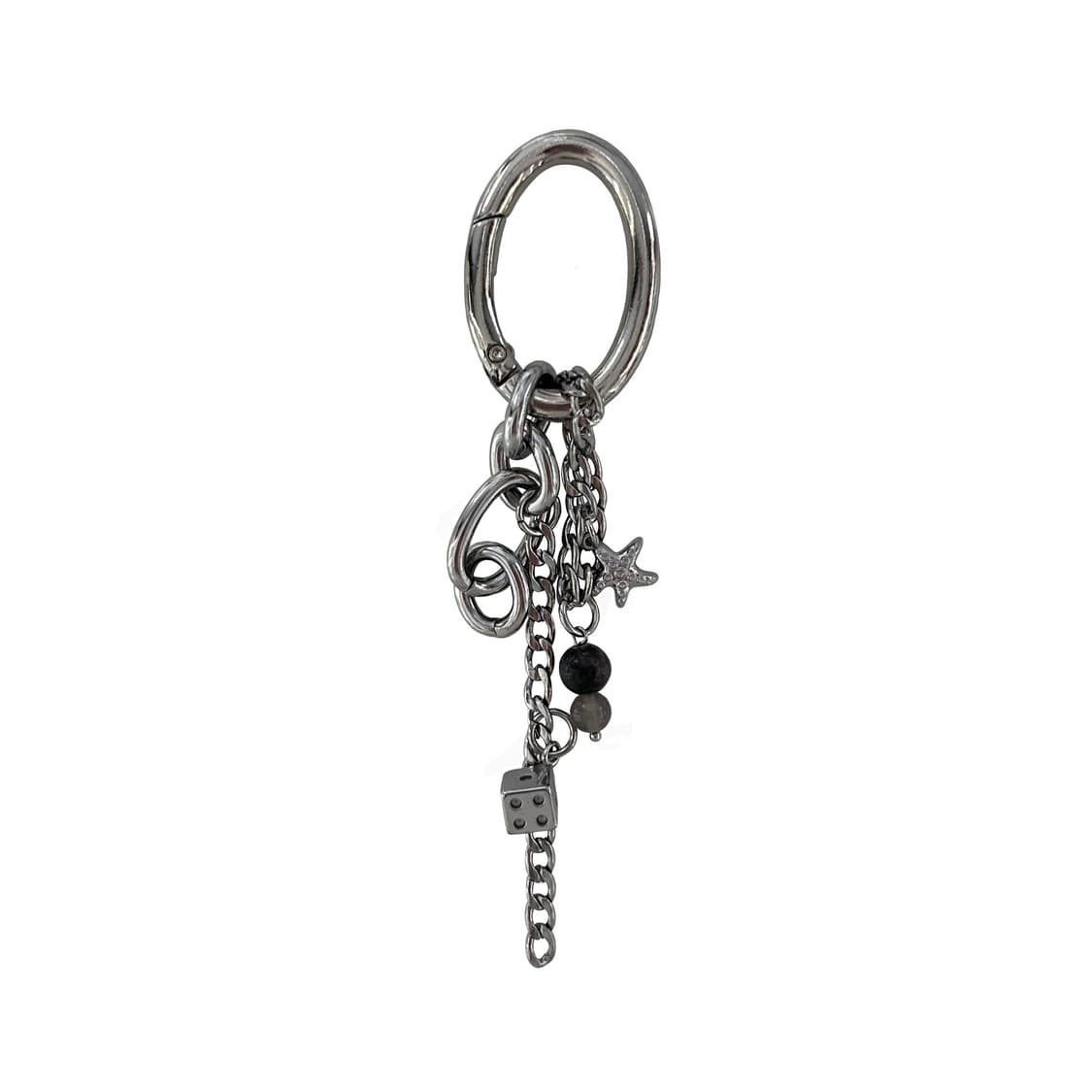 Silver dice keyring  상품이미지1