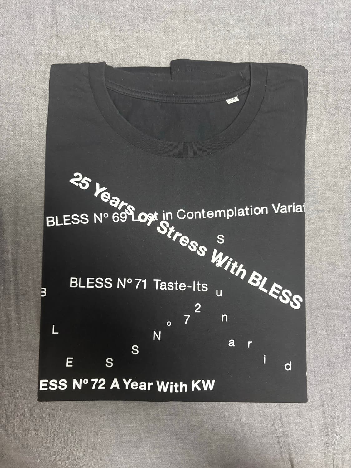 [XL] bless 블레스 25주년 기념 티셔츠 상품이미지3
