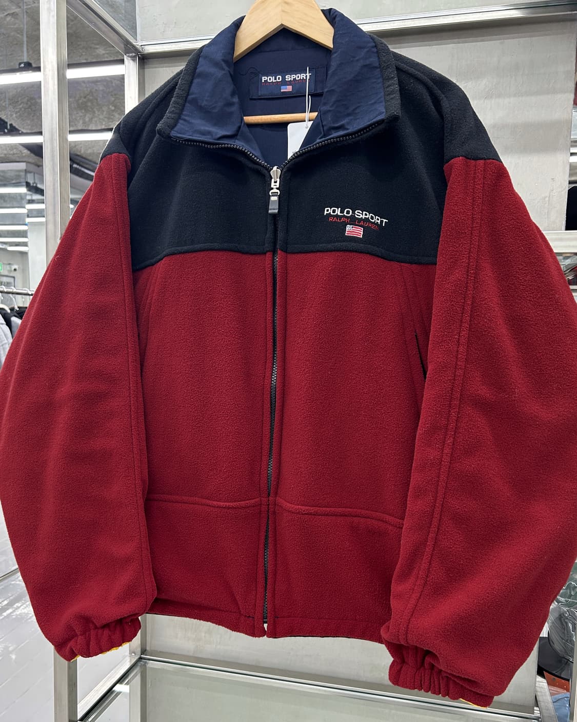 폴로 스포츠 00s 리버시블 헤비 플리스 점퍼 자켓 상품이미지6