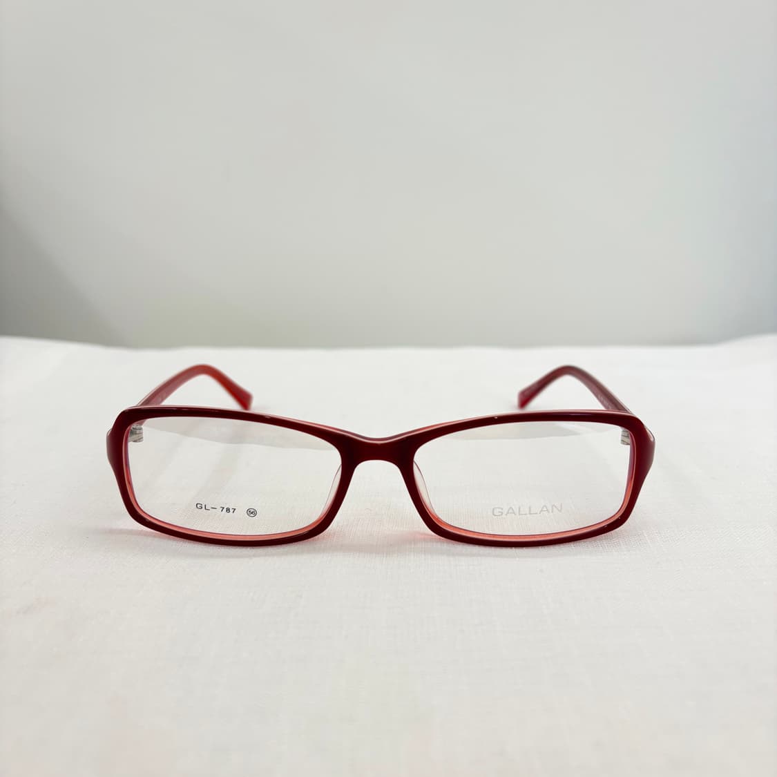 GALLAN 레드 뿔테 빈티지 안경 상품이미지1