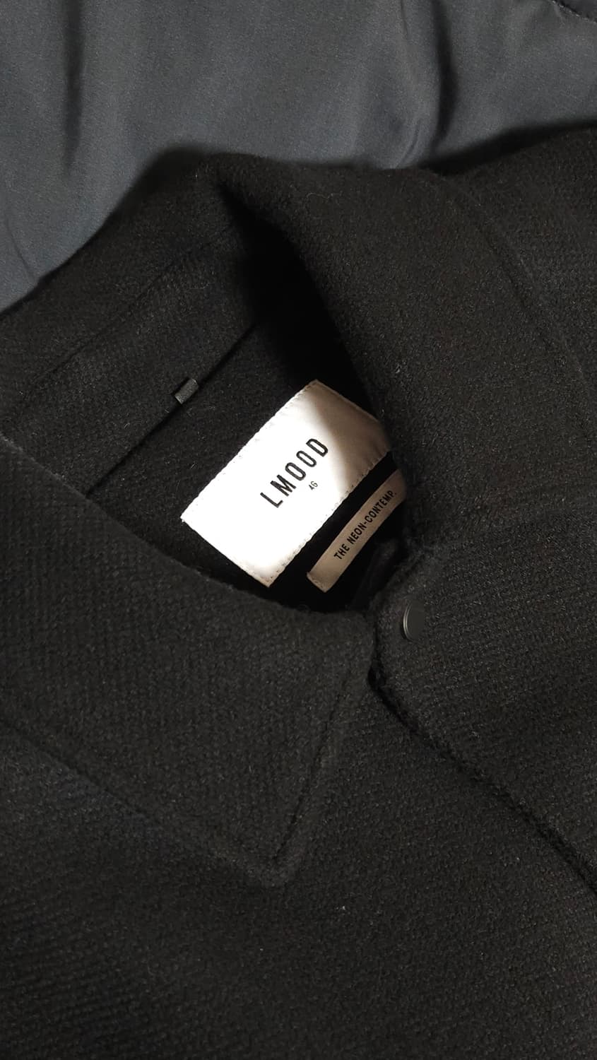 엘무드 컨템포러리 바시티 자켓 블랙 (46) 상품이미지4