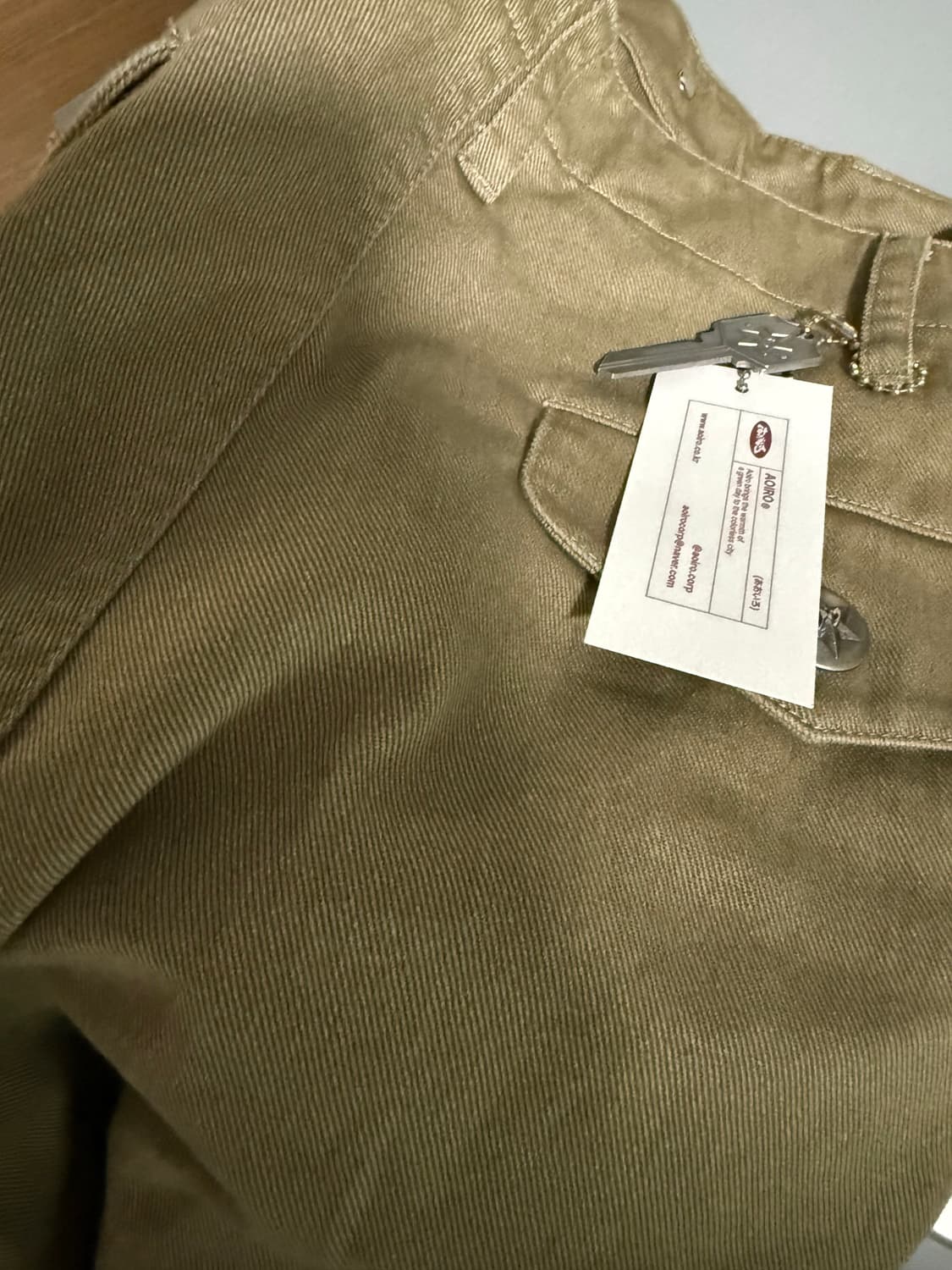 아오이로 히카리 스냅 M65 팬츠 모카 브라운 Aoiro Hikari S 상품이미지3