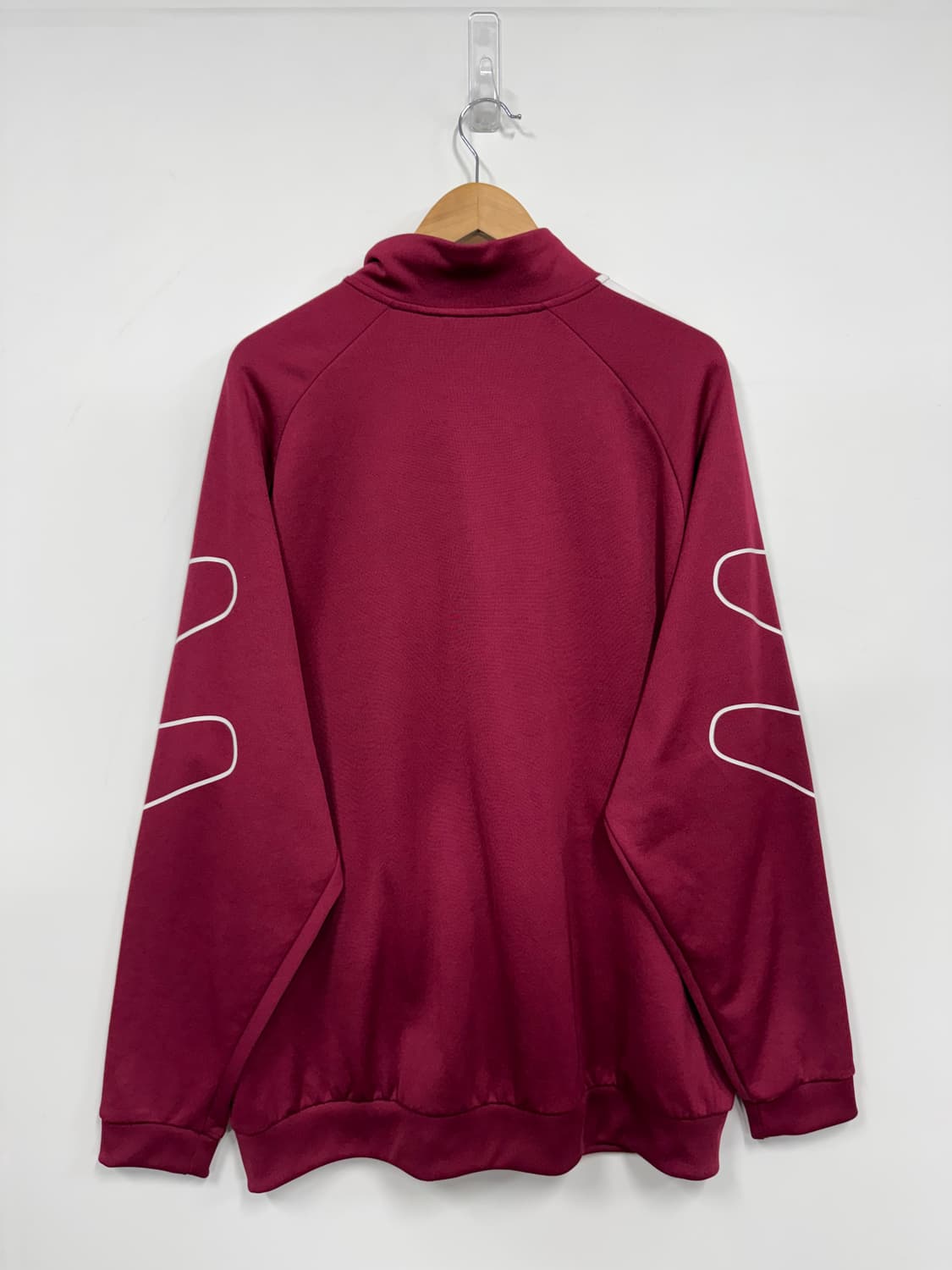 Adidas Burgundy Full Zip Jersey 상품이미지8