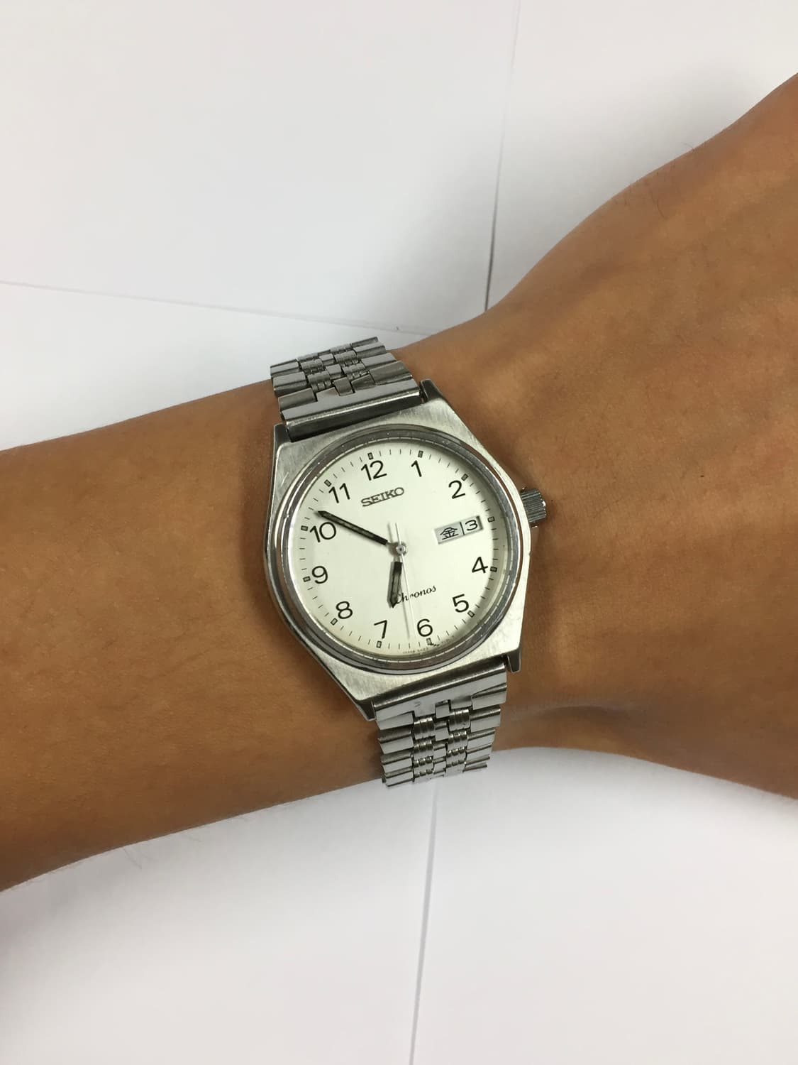 80s seiko chronos arabic quatz day-date 상품이미지5