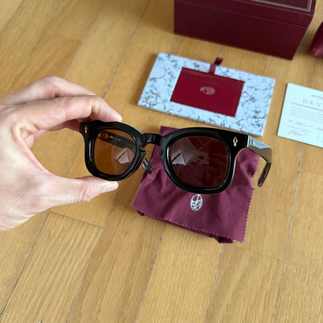 자크마리마지 드보 DEVAUX 선글라스 블랙 상품이미지4