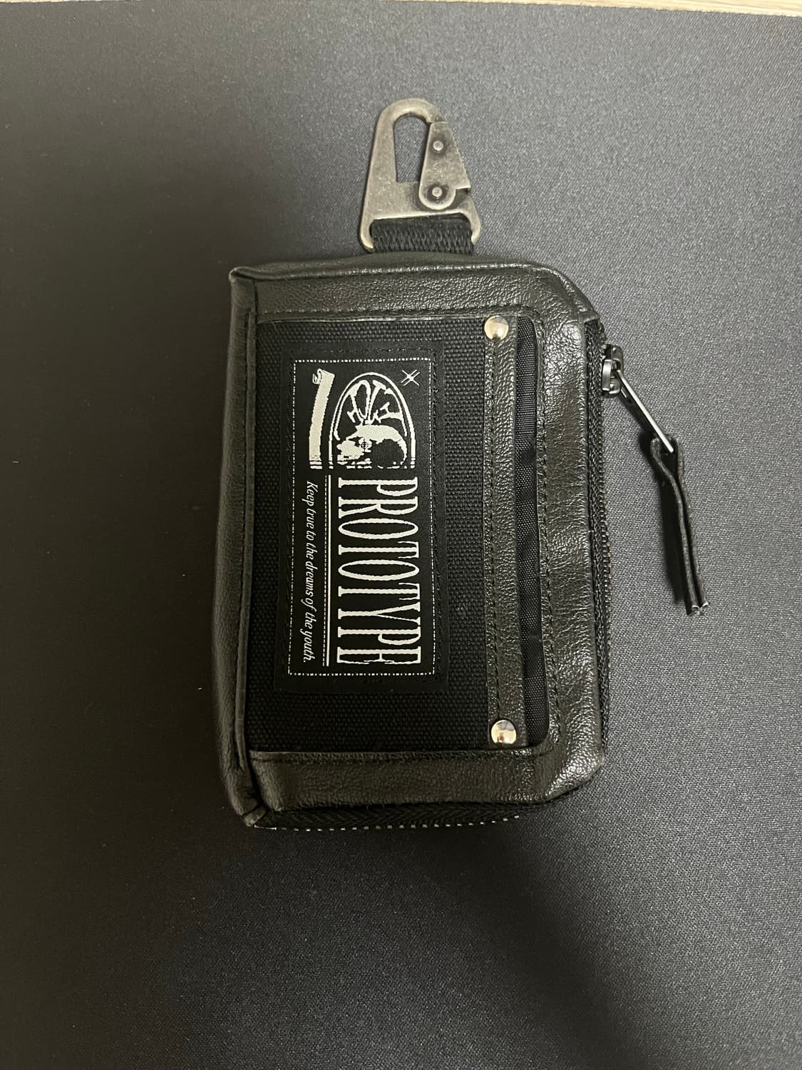 이티씨이 PROTOTYPE POUCH KEYRING (BLACK) 상품이미지1