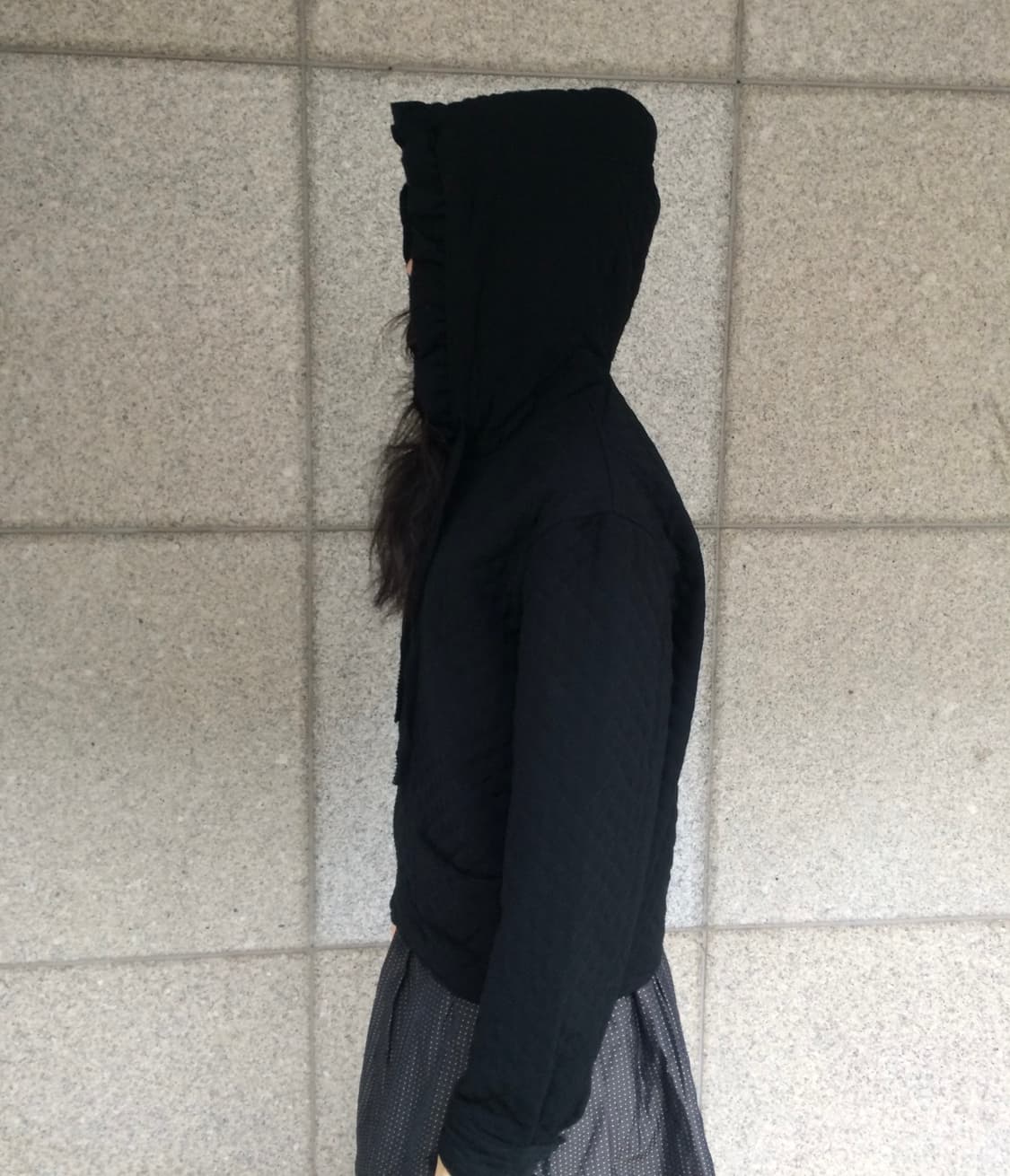 프릴 후드 집업 상품이미지5