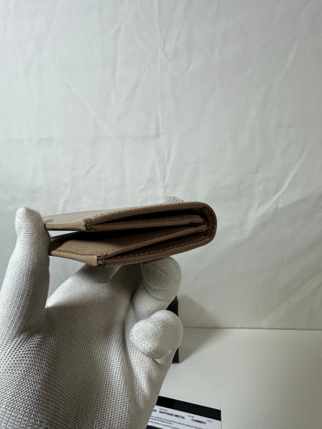 프라다 사피아노 명함지갑 핑크베이지 (OS) 상품이미지5