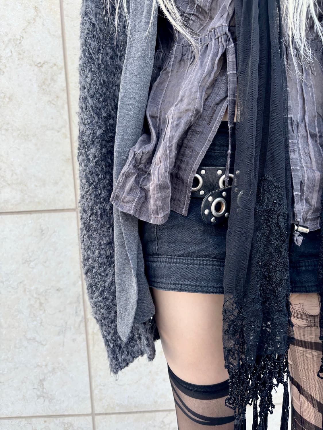“Vintage” 00’s Geek Mood Stipe Shirts 상품이미지9