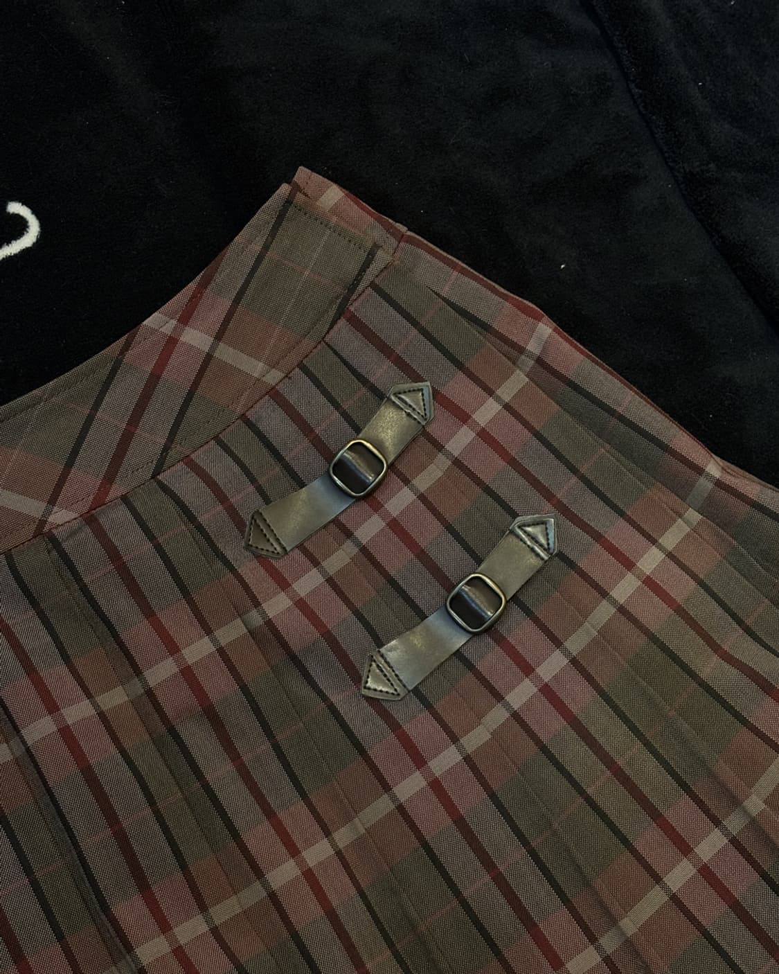 일본빈티지 플레어 미디 스커트 상품이미지4