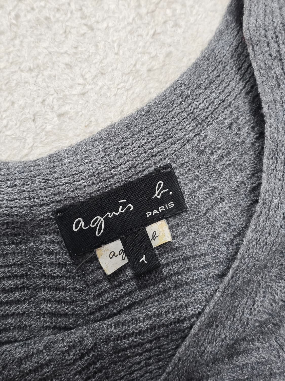 AgnesB 아네스베 그레이 롱 원피스  상품이미지5